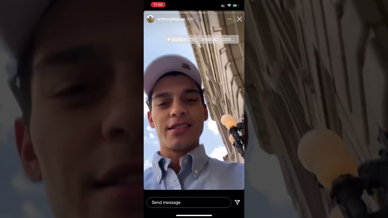 Anthony Keyvan Instagram story