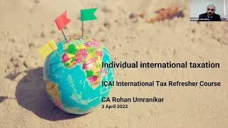 Full 10 Days International Tax Refresher Course - Day 1 - 3rd April, 2023 Guide