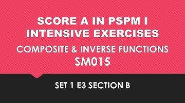 Score A in PSPM I-Composite & Inverse function SET1 E3 Section B