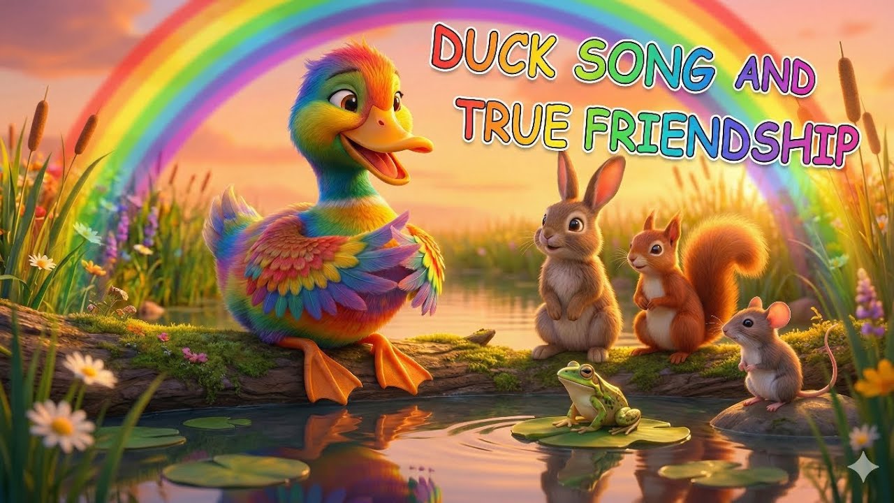  வாத்து பாடல் DUCK SONG | Tamil Kids Song | Cute Duck Cartoon For Children 