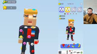3D Screwzle Level 83 Donald Trump ?? | Android Puzzle Game Gameplay #shorts #shortvideo #games #fyp screenshot 1