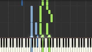 Alison Krauss  Down To The River To Pray [ Easy Piano Tutorial] Synthesia