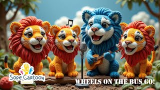 Cocomelon Wheels On The Bus Go Arf Arf Arf 3D Animation Nursery Rhymes