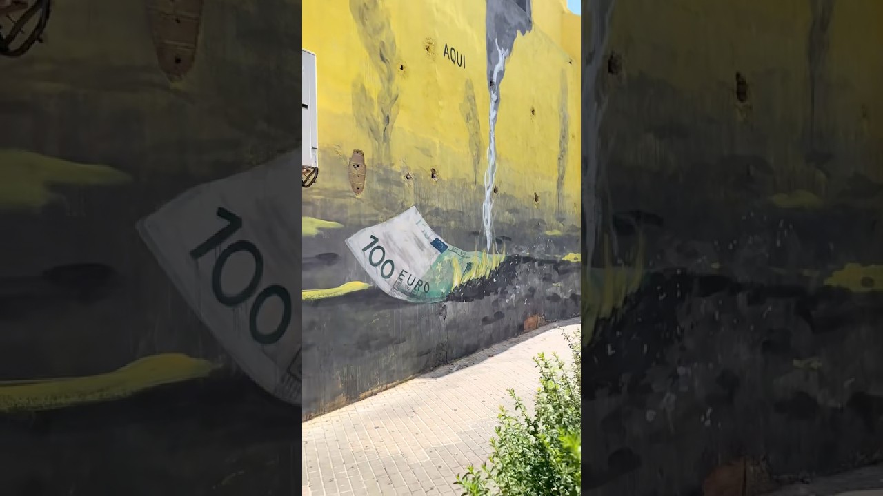 🔥💰🔥 by Escif - Valencia, Spain. 