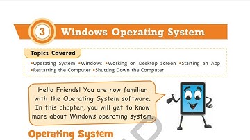 CLASS 3 Computer Chapter 3 Windows Operating System (part 1)