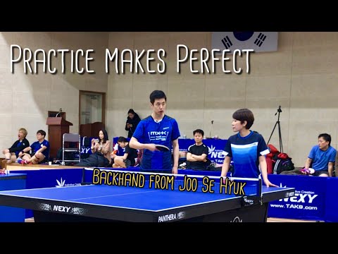 [<strong>Eng</strong>] Practice makes Perfect _ Backhand <strong>from</strong> Joo Se Hyuk