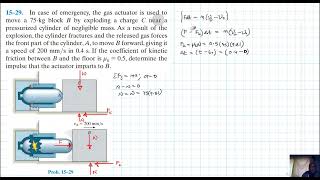 15–29 Kinetics of a Particle: Impulse and Momentum (Chapter 15: Hibbeler Dynamics) Benam Academy