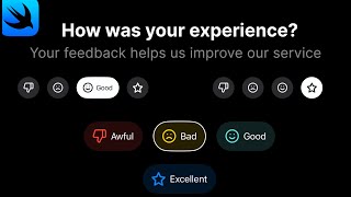 SwiftUI Custom Feedback View