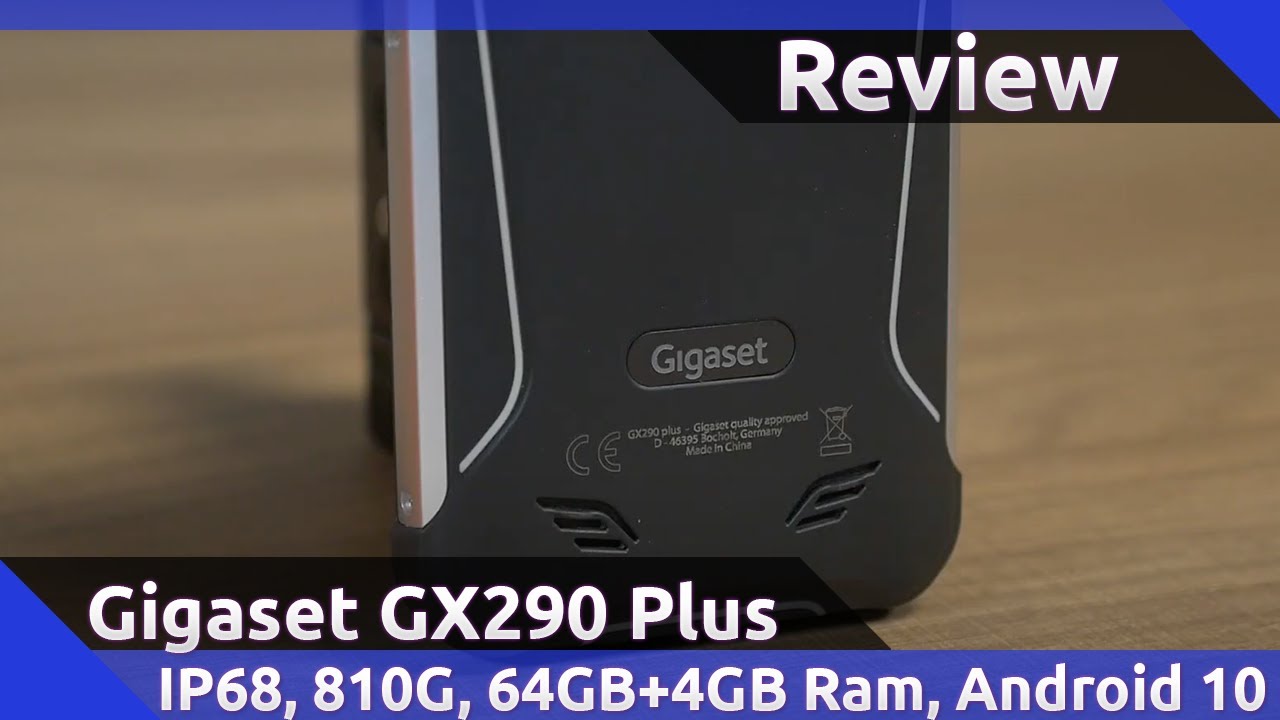 Smartphone Gigaset GS290 64Go - 4Go RAM - Android - Débloqué Tout Opérateur - État Acceptable