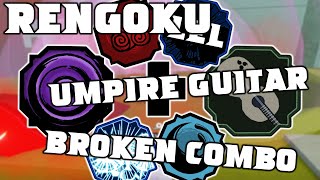 Use This Fun And Broken Rengoku  Umpire Guitar Combo In Shindo Life