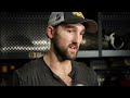 Sacco, Frederic, and Kastelic speak with the media following practice Friday at TD Garden