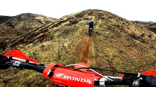 Some gnarly climbs on my newly rebuilt CR250
