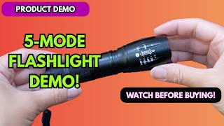 Waterproof Mini Flashlight Demo! Excellent Value High‑Lumens 2‑Pack for Emergencies & Camping