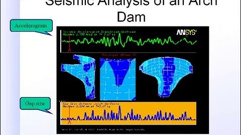 Seismic Analysis of an Arch Dam within CivilFEM for ANSYS