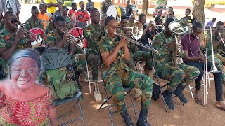 enjoy an excellent musical brass band from 3bn regimental band of sunyani at chiraa funeral