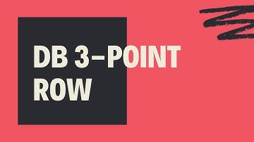 3 Point DB Row