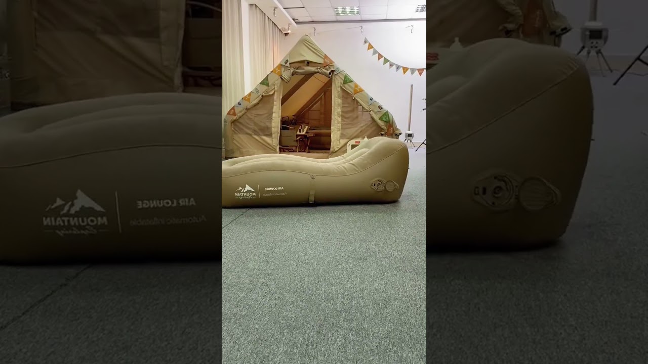 ⛺️Who's camping without a cozy inflatable sofa?