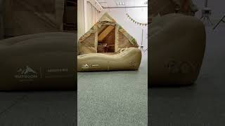 ⛺️Who's camping without a cozy inflatable sofa?