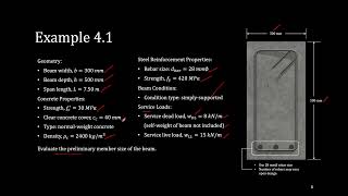 4 4  Example 4 1   Preliminary Sizing of Beams