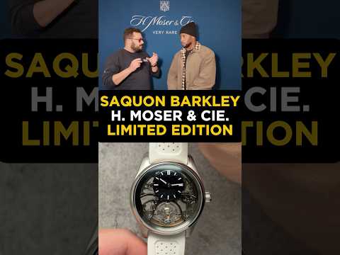 New Saquon Barkley x H. Moser & Cie. Pioneer Cylindrical Tourbillon Limited Edition #luxurywatches