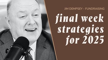 Final Week of the Year Giving Strategies in 2025 | Tips for Nonprofit Fundraising & Leadership