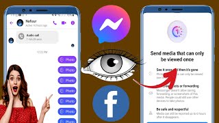 keep messenger update | How To Send Onec Time View Pictures and videos On Messenger (ios & Android) screenshot 5