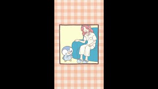 【公式】ポケピース ポッチャマが膝の上で寝るときあるある