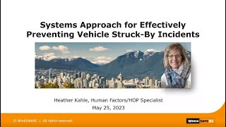 WEBINAR: Human Factors Workshop: Systems Approach to Preventing Struck by Incidents