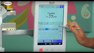 Multi-Line Text on Baby Lock Valiant