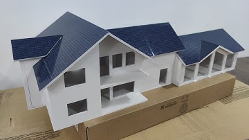 Foam Board Model Making House Architectural Model Part #3