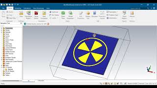 2.4 Ghz bowtie Antenna GPR Design for a circular shaped metal device (smart watch) CST HFSS