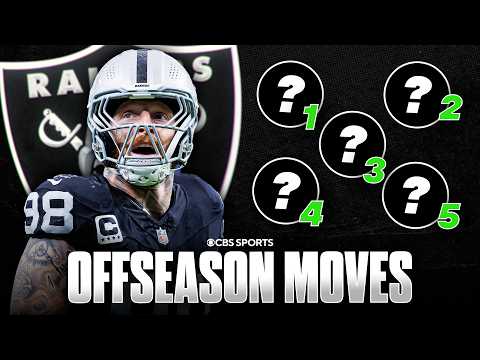 5 offseason moves the Las Vegas Raiders NEED to make ✅