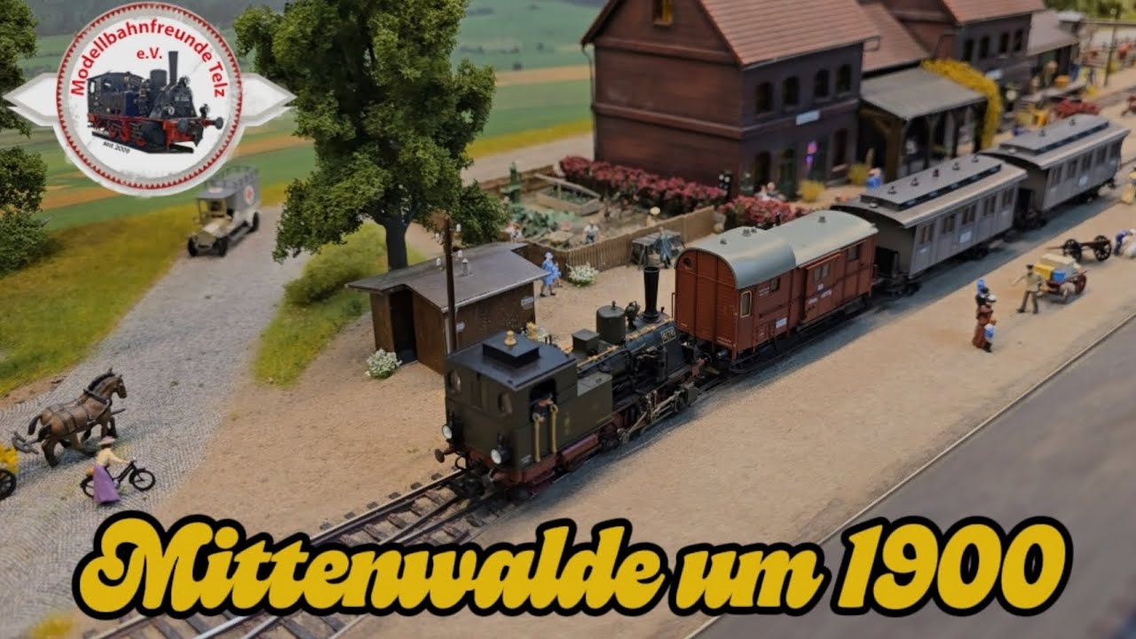 Mittenwalde um 1900 - Epoche I Neukölln-Mittenwalder Eisenbahn  Modellbahn mit realistischen Details