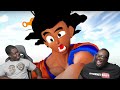 If Goku and Vegeta were BLACK and 3D!? REACTION @SSJ9K