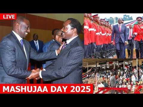 LIVE HON KALONZO MUSYOKA JOINS PRESIDENT RUTO FOR MASHUJAA DAY CELEBRATION KITUI COUNTY Live 