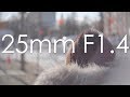 激安 25mm F1.4レンズを試してみる。