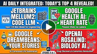 AI Daily: JetBrains Mellum2, Google Health AI, Dreambeans, and OpenAI GPT-Rosalind Explained
