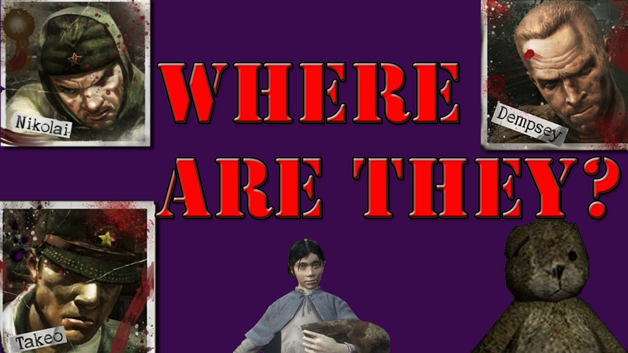 COD Zombies Theories; Where is Samantha, Dempsey, Takeo and Nikolai