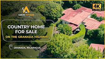 Live Where Nature Meets Comfort: Country Home for Sale on the Granada Highway, Nicaragua