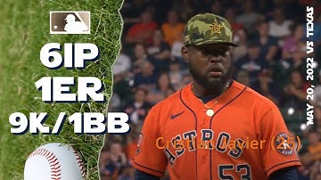 Cristian Javier (25) | May 20, 2022 | MLB highlights