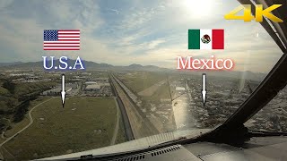 An Airport in the most transited border in the world. Tijuana, Mexico.