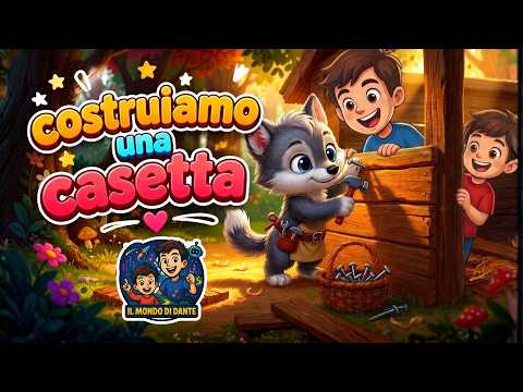 TOC-TOC! 🔨 Costruiamo la Casetta | Canzone per Bambini con Dante e Valentino