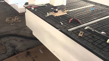 jinan apex cnc 1325 router machine test demo