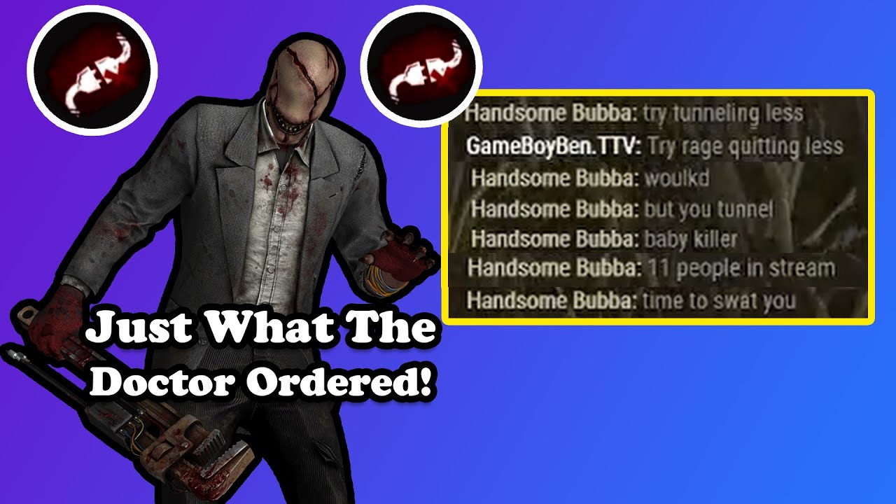 Double DC Against Doctor! Ft. Salty Endgame Chat! | Dead By Daylight