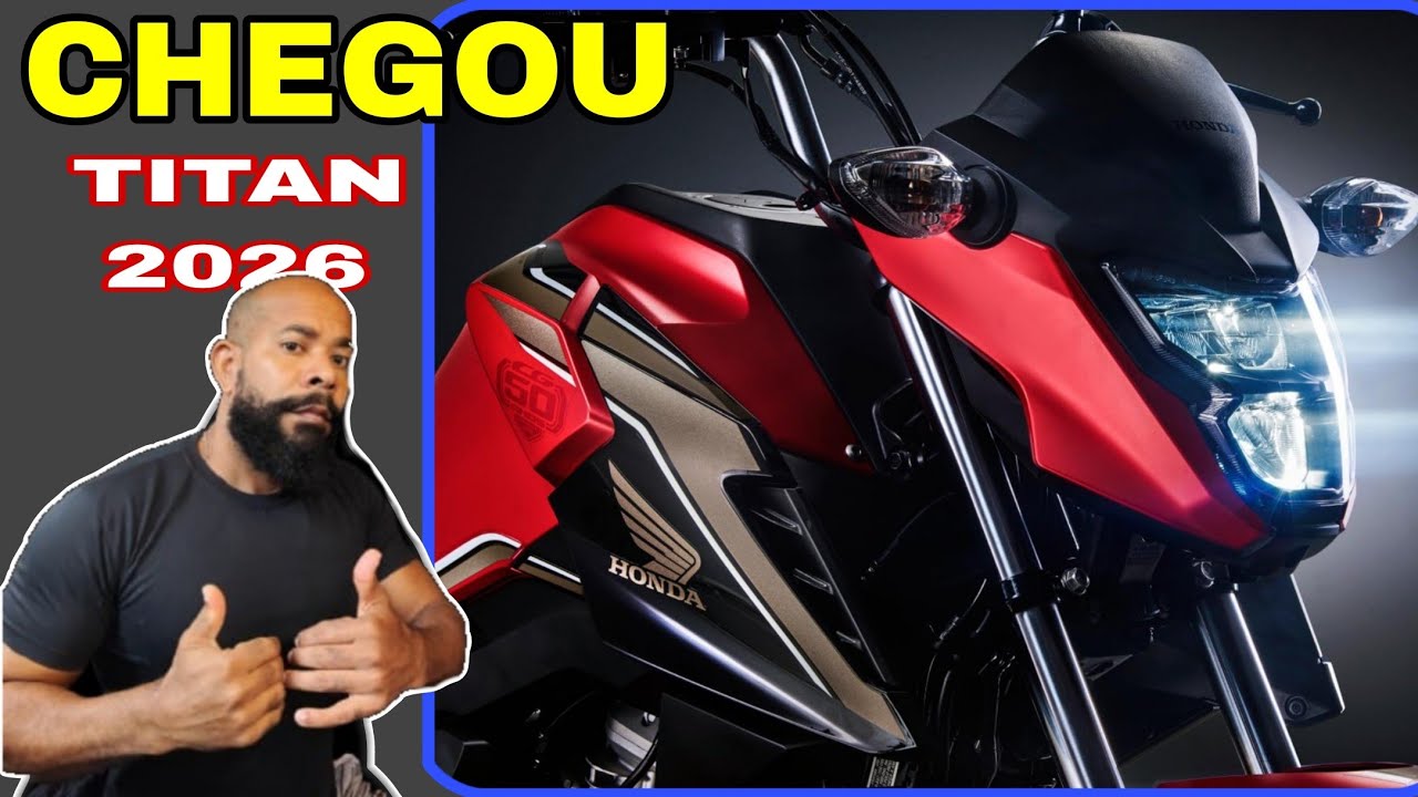 Nova CG Titan 2026, agora é OFICIAL!