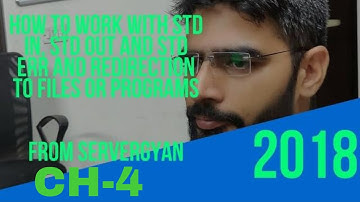 How to Redirect Output of a Command to file or Program CH4 P1 From ServerGyan