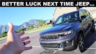 5 Things I Hate About The 2022 Jeep Grand Cherokee 4XE!