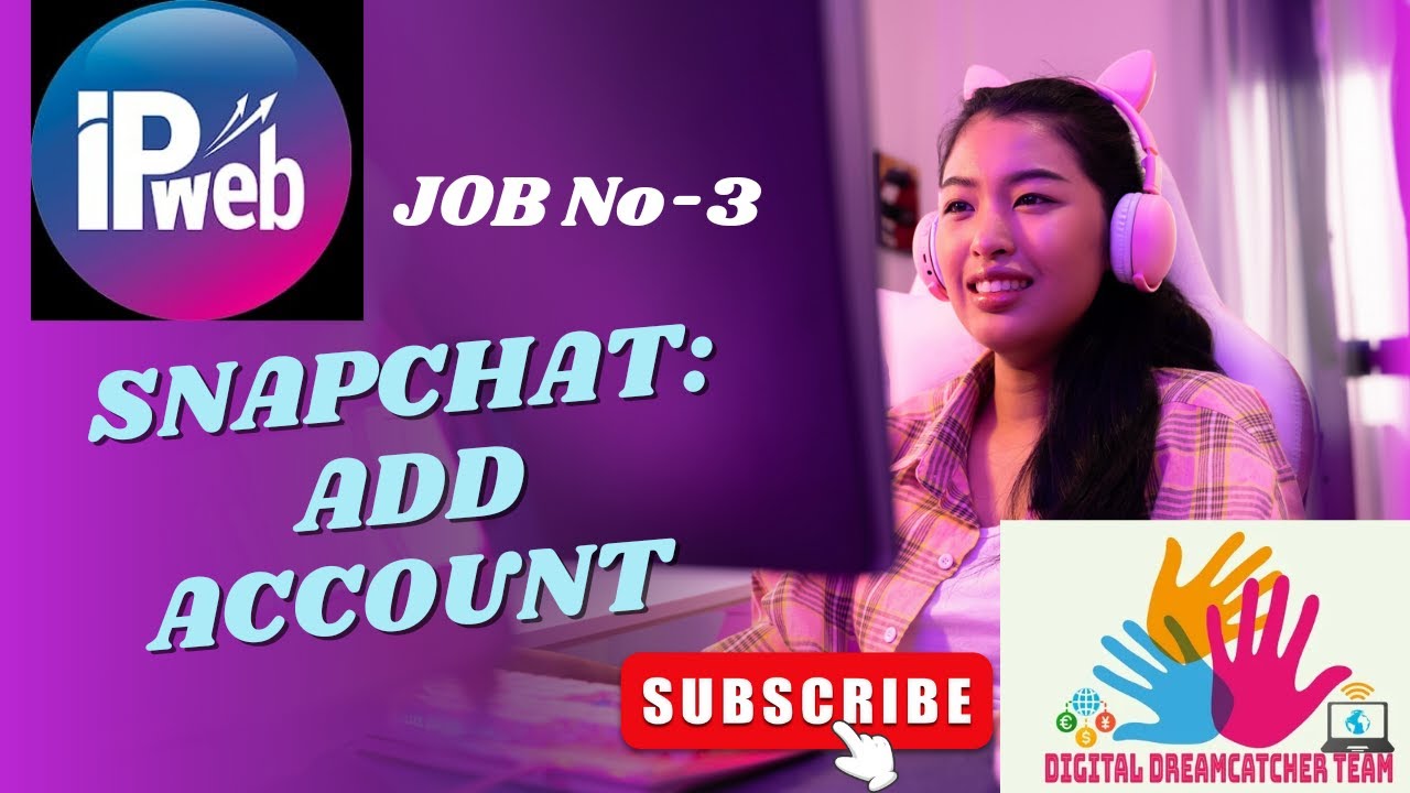 Snapchat Add account //ipweb job//Job no-3