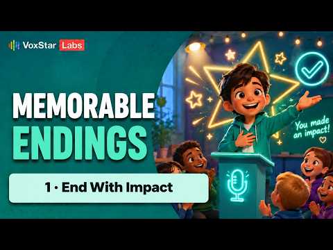Avoid Weak Speech Endings — Public Speaking 101 thumbnail