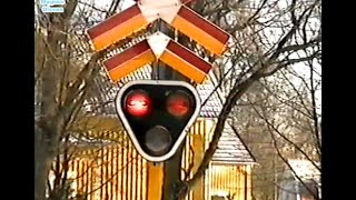 Part 3 LESSEBO N Railway Crossing in Sweden (1995)